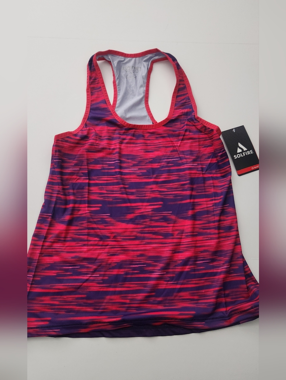 🆕️Solfire Stretch Your Limits Tank Size Medium Mesh Back